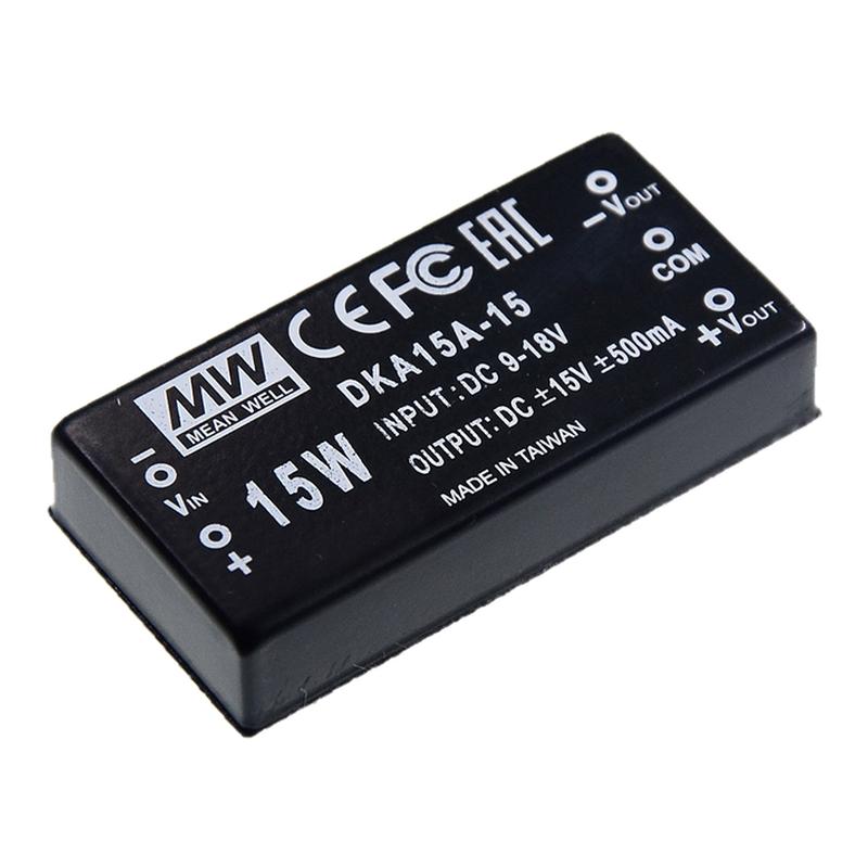 台湾明纬电源DKA15A/15B/15C正负5V12V15V 15W DC-DC稳压05