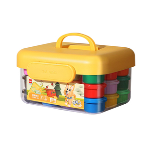 得力超轻粘土儿童彩泥无毒橡皮泥36色黏土幼儿园专用手工益智玩具diy材料食品级黏土