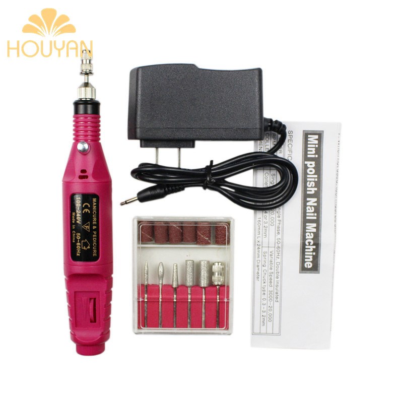 美甲打磨机电动笔式磨甲规器大功率锉调速可美盒装迷你欧规指甲