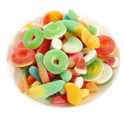 办公室多种造型水果味散装qq糖