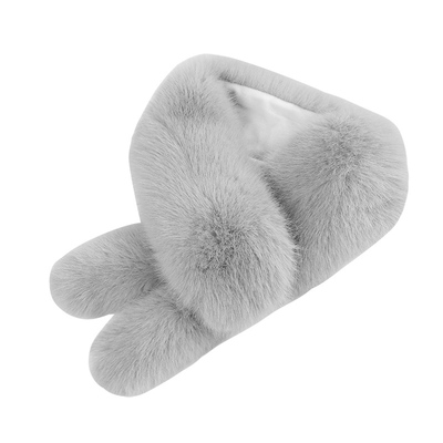 兔耳朵围脖加厚韩版冬季女