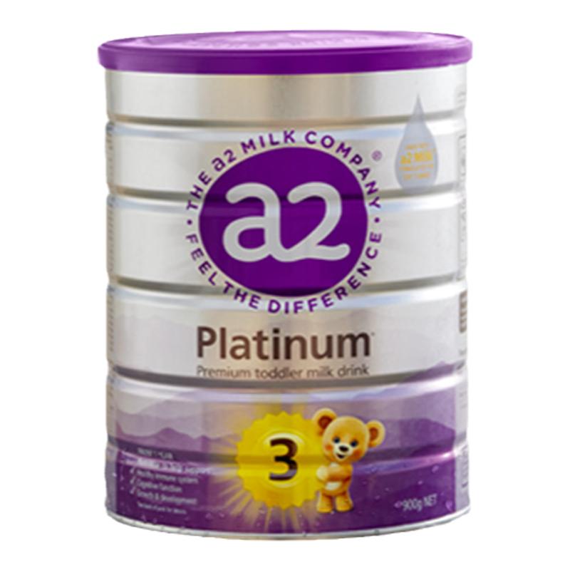 【弯弯推荐】a2紫白金3段幼儿配方奶粉1-4岁A2蛋白质900g*6罐