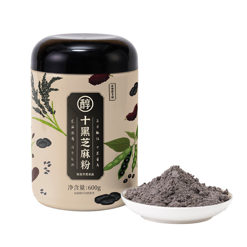 正安国货铺十黑芝麻粉无蔗糖添加