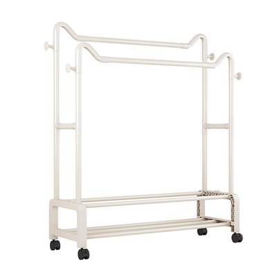 【挂衣翻倍】双杆可移动挂衣架子