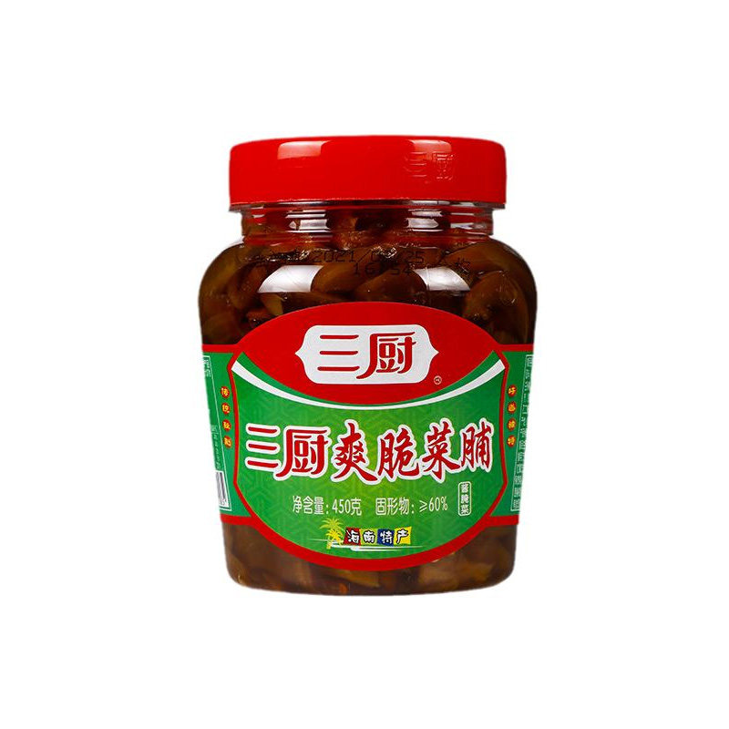 三厨爽脆菜脯900g海南特产酱脆萝卜橄榄菜下饭菜酱脆泡椒酱萝卜干