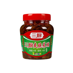 三厨爽脆菜脯900g海南特产酱脆萝卜橄榄菜下饭菜酱脆泡椒酱萝卜干