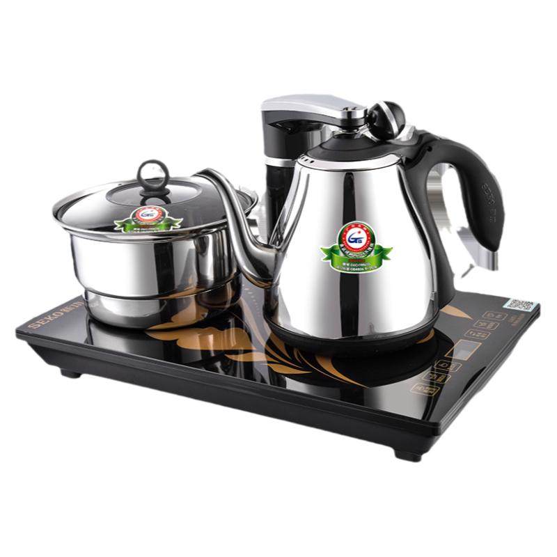 Seko/新功F90全自动上水电热烧水壶泡茶茶台嵌入式茶桌电磁炉茶具