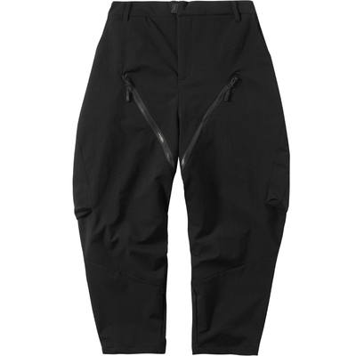 机能垮裤宽松休闲八分裤吊裆口袋