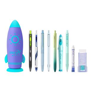 点石制笔时空舱笔袋小学生可爱大容量铅笔盒文具盒火箭笔筒多功能创意高颜值文具袋学生学习用品大礼包365E