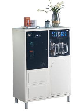 笛浪2026款奶油风家用实木茶吧机