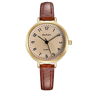 静音机械手表女款女士公务员考试专用初中高中学生高颜值复古中考