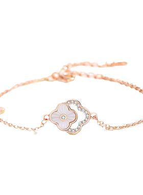 女铜轻奢风相扣手链好运