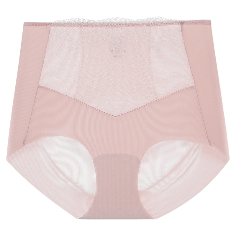 【蕾丝轻塑裤】伊维斯高腰收腹内裤性感透气抗菌棉裆短裤2025秋