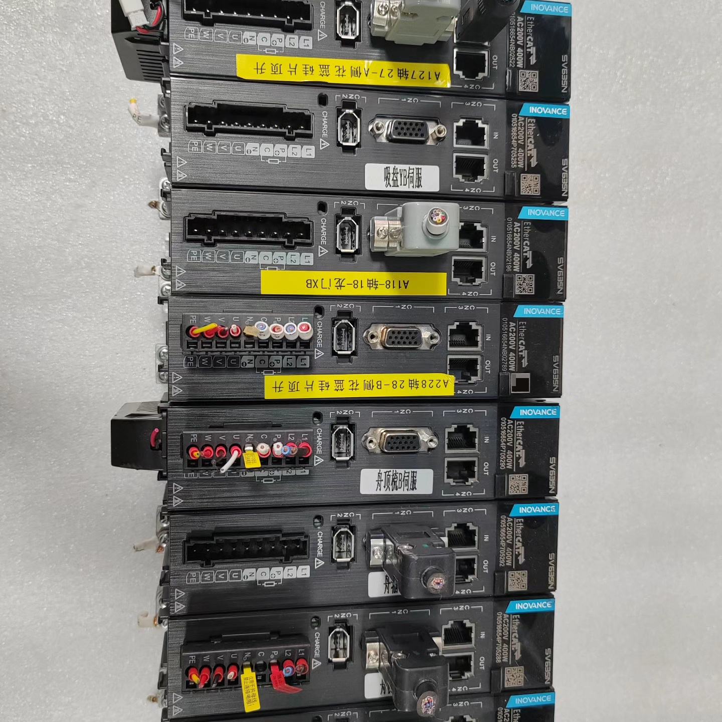 溢价-SV635NS2R8I，汇川伺服驱动器400w，配套电机也有 - 实物图