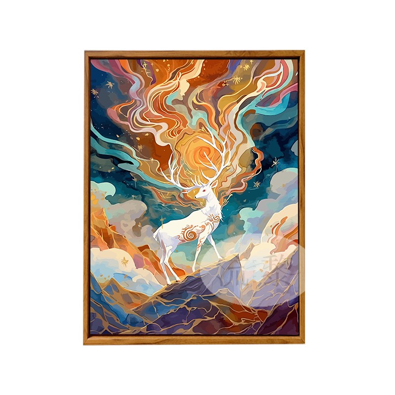 中国风敦煌四大神兽diy数字油画