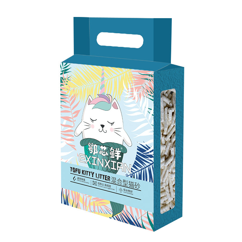 猫砂绿茶清香豆腐砂40斤装原味猫砂