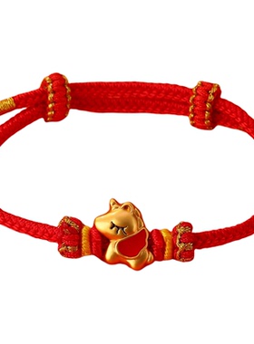 马年红绳2026本命年幸运红色手链