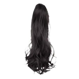 马尾假发女抓夹式仿真发自然蓬松长发假辫子增发量造型卷发大波浪