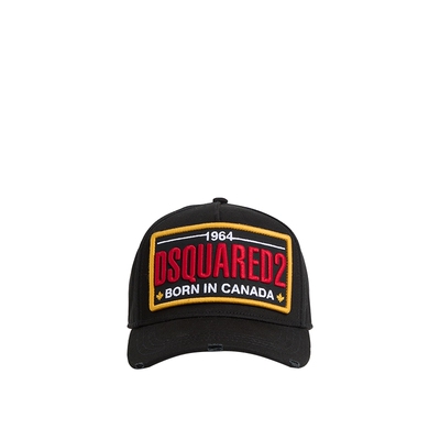DSQUARED2/D2次方 春夏 男士休闲棉质棒球帽