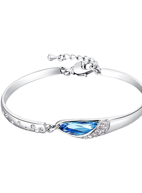 十二星座纯银刻字情人节闺蜜手链