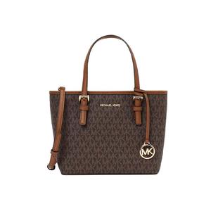 【自营】Michael Kors女包MK Jet Set印花单肩托特包节日礼物