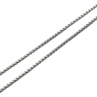 新款方珍珠链条防水不锈钢配链单链条2/2.5/3/4毫米项链链条单链