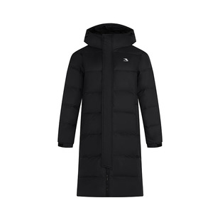 361长款羽绒服男装女装2026冬季连帽加厚保暖外套高充绒羽绒外套