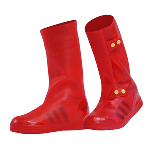 环保茶卡盐湖鞋套外穿防水防沙沙漠脚套防滑硅胶雨鞋套高筒雨靴女