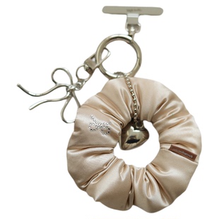 2025年新款云朵发圈手机壳挂链条挂绳钥匙扣手腕式女高级感防丢