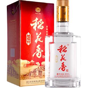 稻花香45度红钻5年老酒500ml*1瓶浓香型白酒年货送礼宴请口粮酒