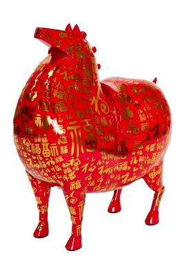 唐富贵系列长安马摆件家居