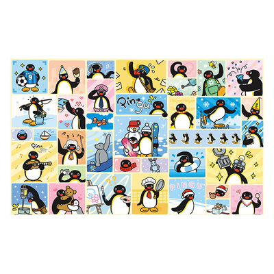 3djpPingu平面塑料拼图
