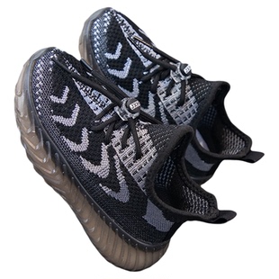 儿童运动鞋男童网鞋2024新款女童椰子鞋网面透气中大童跑步鞋