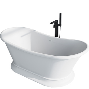 范尔德PMMA饱和树脂人造石浴缸家用成人独立式网红民宿酒店浴池