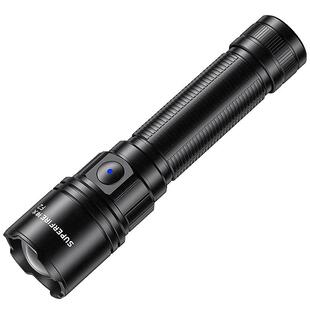 神火F2变焦强光手电筒USB可充电超亮远射便携迷你小型耐用户外灯