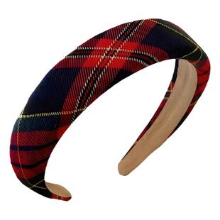 【原版】刘亦菲玫瑰故事发箍学院风格子海绵头箍女黄亦玫发饰头饰