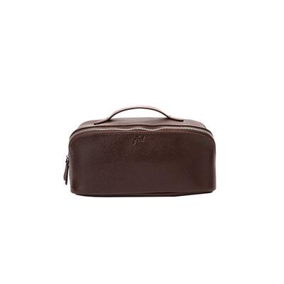 fed真皮大容量多隔层便携时尚旅行洗漱手提收纳袋化妆包大BFA9515