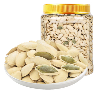 米勒猴南瓜子500g罐装南瓜籽五香原味炒熟瓜子特产坚果炒货零食