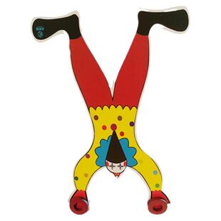 热卖小丑走钢丝科学实验器材儿童科技小制作diy手工益智中性玩具