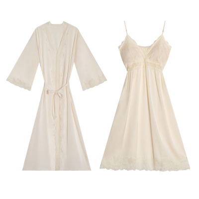 吊带裙睡袍晨袍浴袍睡衣女礼盒装