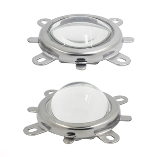 LED玻璃聚光透镜 44mm透镜 反光杯 固定支架 套装50W 100w灯珠镜