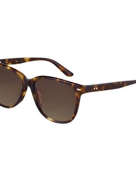 AOJO澳镜墨镜女款2026新款适合方圆脸黑色百搭太阳镜AJ106SN016