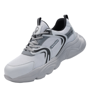 蓝鸥盾劳保鞋女款防砸防刺穿夏季透气轻便工地老保带钢板安全耐磨