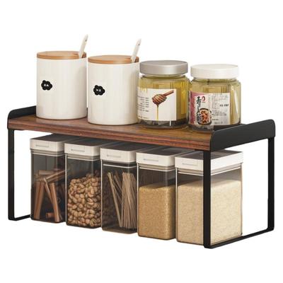 【调料隔板分层】台面橱柜收纳