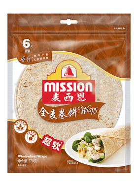 mission麦西恩健康系列卷饼早餐