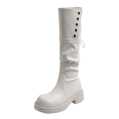 【送运费险】羊皮版堆堆长筒靴