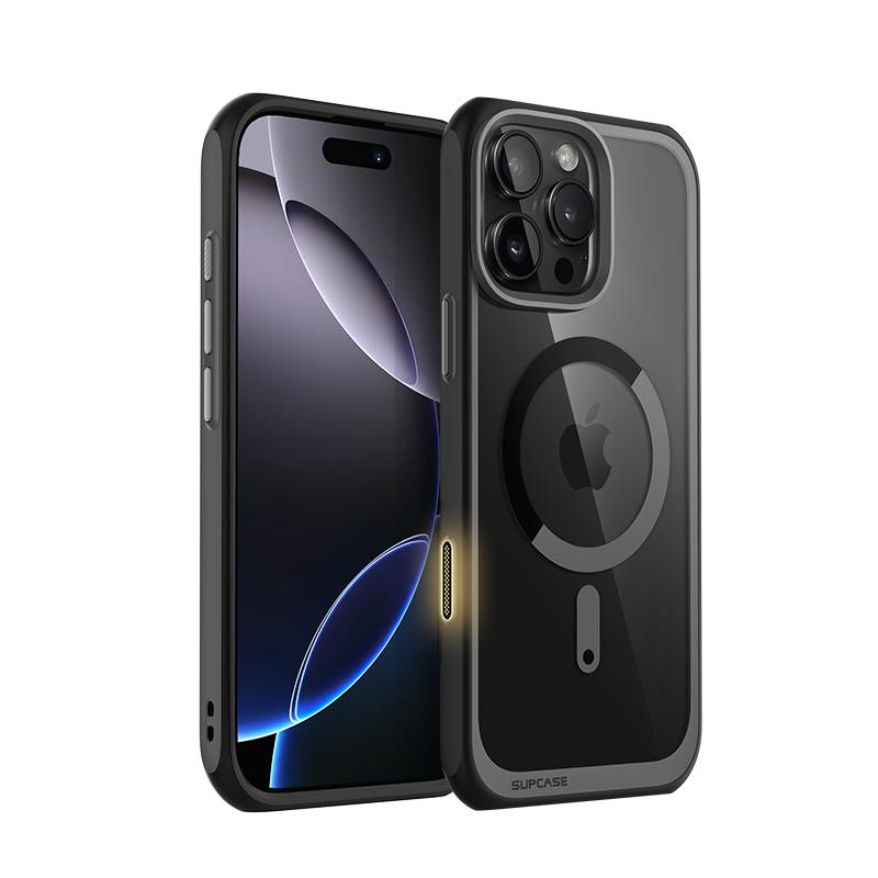 【专利灵动按键壳】SUPCASE 适用苹果iPhone16ProMax手机壳相机全包透明气囊防摔磁吸pm保护套带支架高级