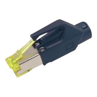 永定工业Profinet连接器EtherCat伺服RJ45插头8芯屏蔽抗震水晶头