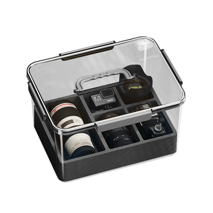 相机收纳箱防潮镜头密封箱防潮盒专用微单便携防尘包单反收纳盒
