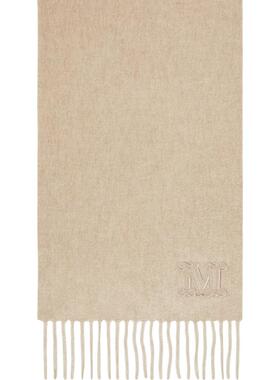 【天猫独家】MaxMara 26秋冬新品女装羊绒刺绣字母围巾4546316106